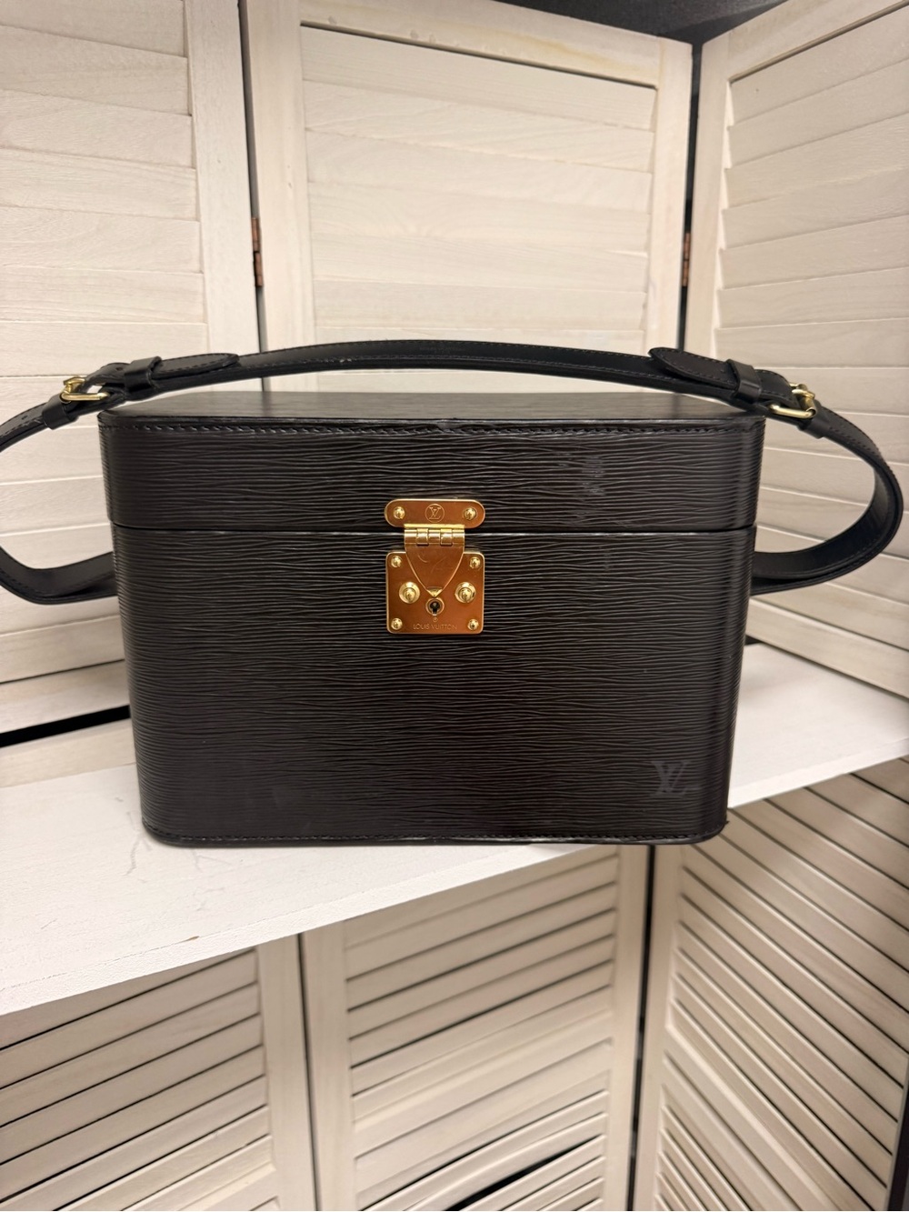 Vintage Louis Vuitton Cosmetic Trunk Case